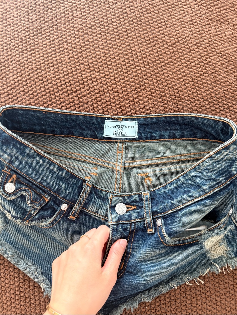 Revice Low Rider Most Wanted Denim Shorts - Picture 9 of 12